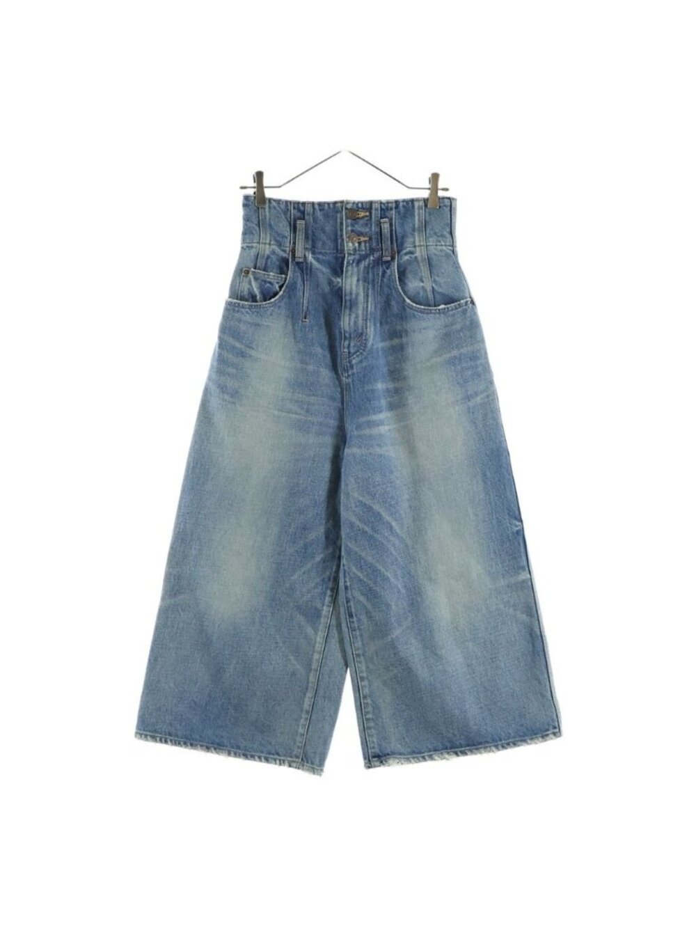Celine Jumbo High Waist Denim Pants Indigo